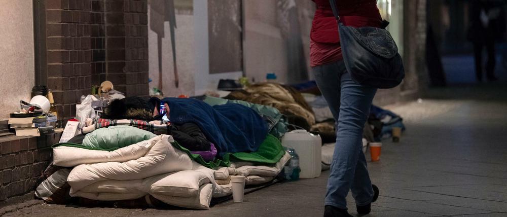 257 Plätze blieben in der vergangenen Woche in den Berliner Notübernachtungen frei.