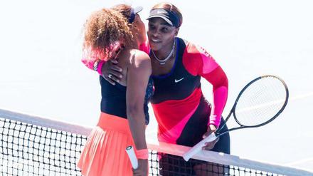 Serena Williams bleibt nur die Gratulation. Wie im Halbfinale nach der Niederlage gegen Naomi Osaka.