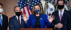 Die demokratische Vorsitzende des Repräsentantenhauses: Nancy Pelosi.