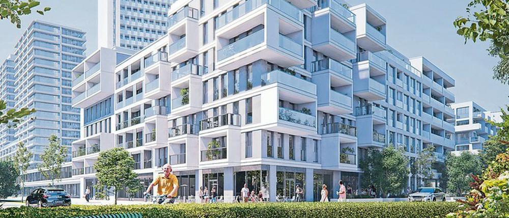 Rund um den Kaiserlei-Kreisel in Offenbach entsteht in nächster Nähe zur Frankfurter Stadtgrenze nach den Plänen von Eike Becker_Architekten bis 2022 ein zukunftsweisendes und nachhaltiges, gemischtes Quartier aus Wohnen, Arbeiten und Freizeit.
