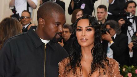 US-Reality-Star Kim Kardashian und ihr Mann Kanye West.