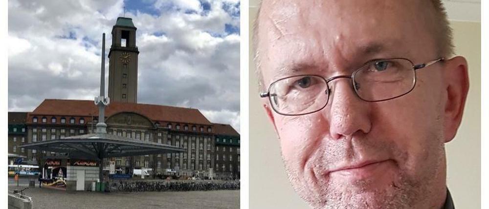 Das Rathaus Spandau und der Wahlamtsleiter, Thomas Fischer.