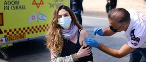 In Israel ist bereits ein Großteil der Bevölkerung geimpft.