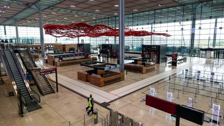 Terminal 1 des neuen Flughafens Berlin-Brandenburg.