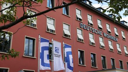 Ein Bürogebäude der Deutsche Wohnen in Berlin.