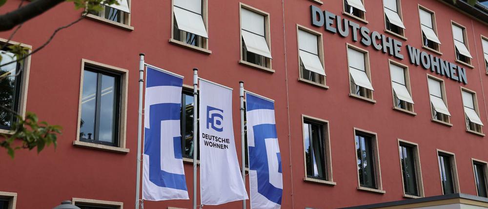 Ein Bürogebäude der Deutsche Wohnen in Berlin.