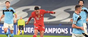 Passt. Jamal Musiala trifft zum 2:0 für den FC Bayern.