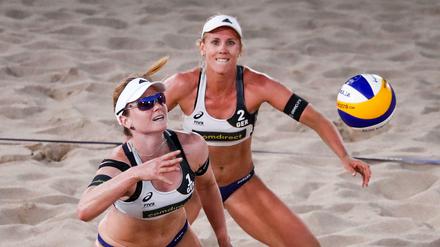 Karla Borger (r.) und Julia Sude (l.) werden in Katar nicht dabei sein.