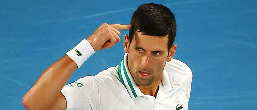 Tennis ist Kopfsache. Das hat Novak Djokovic im Finale der Australian Open 2021 mal wieder unterstrichen.