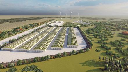 So soll das geplante Zentrum für Elektromobilität und Zukunftstechnologien einmal aussehen.