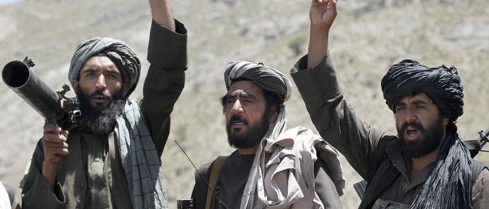 Wie werden sie reagieren, wenn die internationalen Truppen nicht Ende April abziehen? Taliban-Kämpfer in der Provinz Herat.