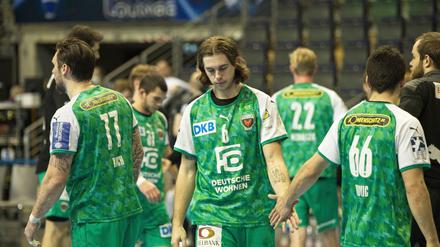 Hängende Köpfe bei den Füchsen Berlin: Gegen die Rhein-Neckar Löwen unterlagen sie mit 23:29.