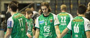 Hängende Köpfe bei den Füchsen Berlin: Gegen die Rhein-Neckar Löwen unterlagen sie mit 23:29.