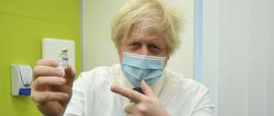 Der Stoff, den auch Premierminister Boris Johnson empfiehlt: Astrazeneca.