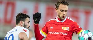 In der vergangenen Saison war Marcus Ingvartsen (rechts) torgefährlicher, dennoch ist er für Union aktuell noch wichtiger. 