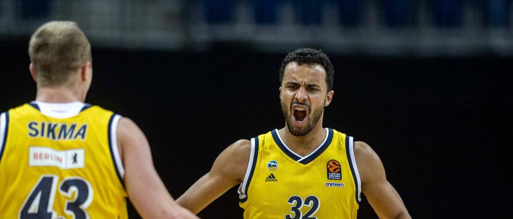 Oh yeah! Bei Johannes Thiemann klappte im Schlussviertel gegen Panathinaikos alles.