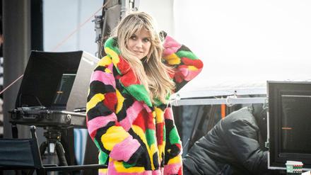 Da waren sie alle noch angezogen, auch Model-Mutti Heidi Klum.
