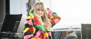 Da waren sie alle noch angezogen, auch Model-Mutti Heidi Klum.