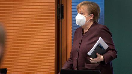 Kann sich vorstellen, dass bald bis zu zehn Millionen Impfungen wöchentlich gemacht werden können: Kanzlerin Angela Merkel.