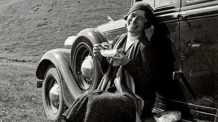 Auf Islandreise. Anita Daniel im Jahr 1934. 