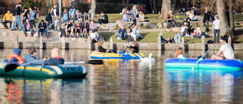 Temperaturen um die 20 Grad lockten zuletzt viele ins Freie.
