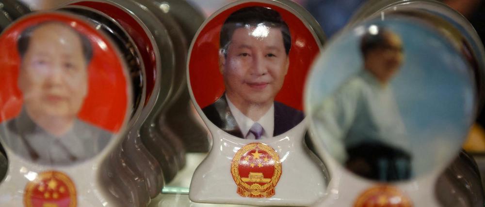 Souvenirladen in Peking: Chinesische Führer verfolgen ehrgeizige Ziele.