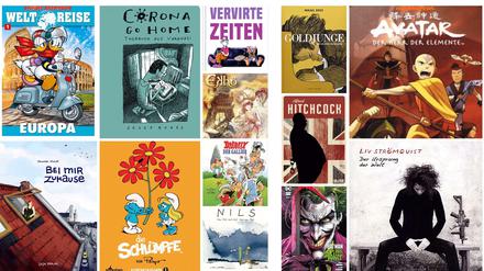 Bunte Mischung: Comic-Bestseller und Neuzugänge im Corona-Jahr.