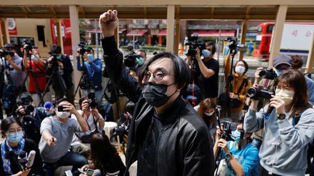 Unter den beschuldigten Hongkonger Aktivisten: Mike Lam King-nam 