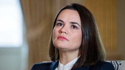 Die belarussische Oppositionsführerin Swetlana Tichanowskaja.
