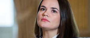 Die belarussische Oppositionsführerin Swetlana Tichanowskaja.