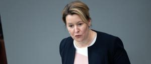 Noch im Bundestag, bald schon im Roten Rathaus? SPD-Spitzenkandidatin Franziska Giffey.