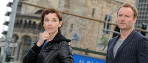Mark Waschke als Hauptkommissar Robert Karow und Meret Becker als Hauptkommissarin Nina Rubin im Berliner Tatort (Archivbild)