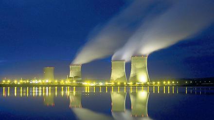 Das französischen Atomkraftwerk Cattenom nahe der deutschen Grenze. 