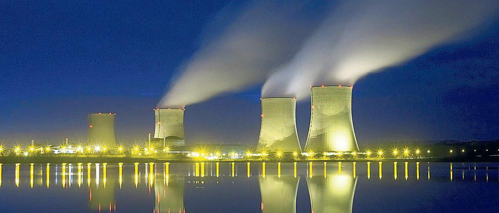 Das französischen Atomkraftwerk Cattenom nahe der deutschen Grenze. 