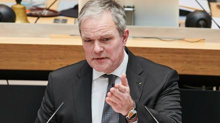 Burkard Dregger (CDU), Vorsitzender seiner Fraktion im Abgeordnetenhaus, traf bei der Hanau-Debatte nicht den richtigen Ton.