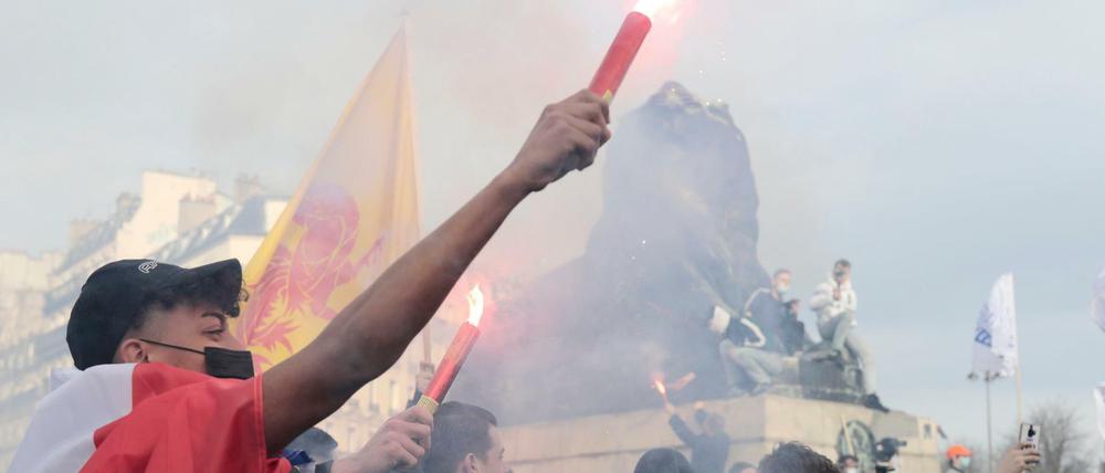 Die Génération Identitaireist die rechtsextremste Gruppierung in Frankreich.