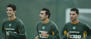 Gemeinsame Tage. 2003 spielten der junge Cristiano Ronaldo (links) und Ricarco Quaresma (rechts) noch bei ihrem Jugendverein Sporting. 