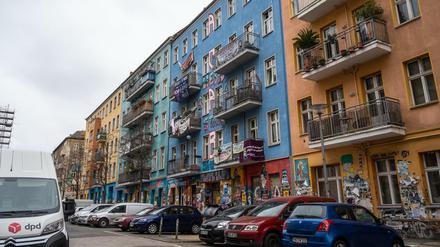 Das Haus in der Rigaer Str. 94 ist teilweise besetzt.