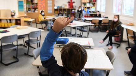 Grundschüler:innen der Gustav-Falke-Grundschule in Moabit.