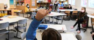 Grundschüler:innen der Gustav-Falke-Grundschule in Moabit.