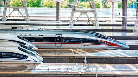 China will die Nummer 1 sein. Dazu gehört auch die Technologie für Hochgeschwindigkeitszüge.