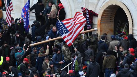Im Januar hatten Trump-Anhänger das US-Kapitol gestürmt.