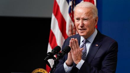 Biden will, dass innerhalb seiner ersten 100 Tage im Amt 100 Millionen Amerikaner geimpft werden.