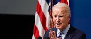 Biden will, dass innerhalb seiner ersten 100 Tage im Amt 100 Millionen Amerikaner geimpft werden.
