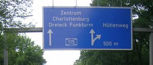 Die Ausfahrt Hüttenweg