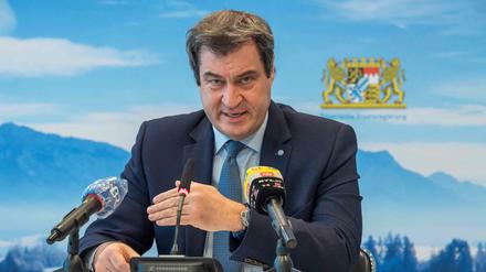 Markus Söder geriet beim Corona-Gipfel mit Vizekanzler Scholz aneinander.