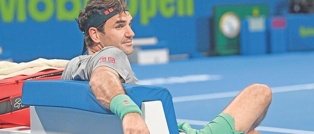 Unter Beobachtung. Roger Federer kämpft mit seinen zwei Konkurrenten um die ewige Grand-Slam-Krone.