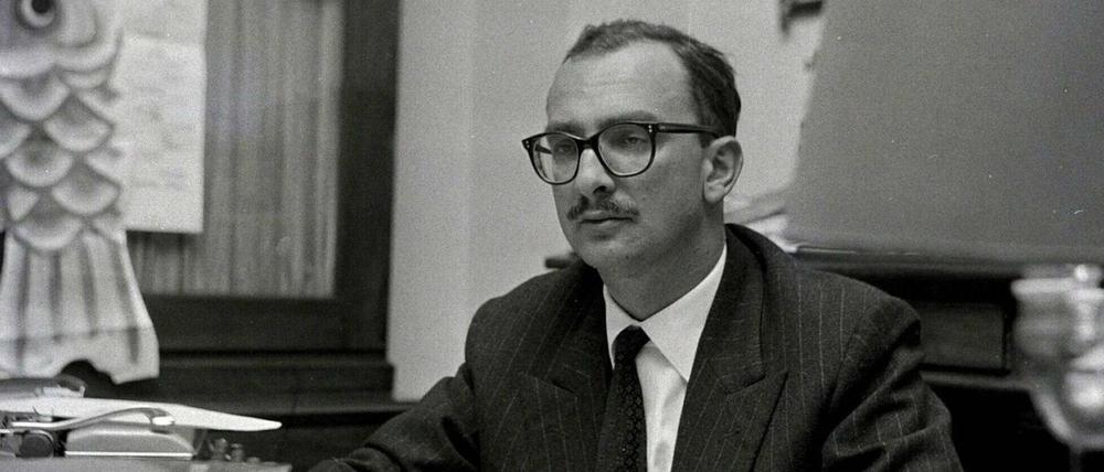  Der italienische Verleger Giangiacomo Feltrinelli. Die Aufnahme stammt vermutlich von 1958.