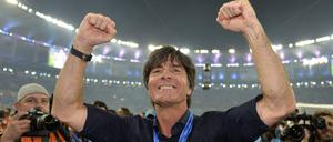 Sein größter Moment. 2014 gewann Joachim Löw mit der Nationalmannschaft die Weltmeisterschaft.