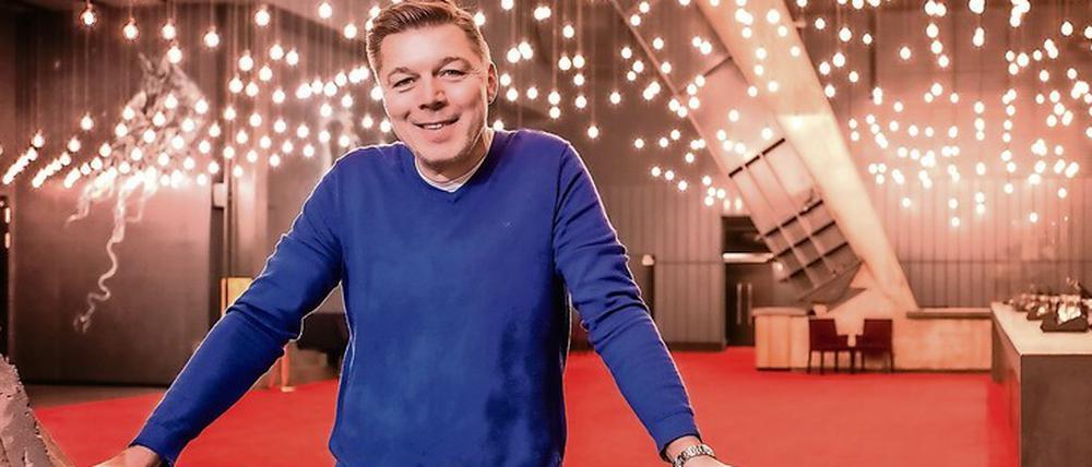 Bleibt trotz Krise optimistisch. Maik Klokow ist Chef von Mehr BB Entertainment. Seine 550 Angestellten sind in Kurzarbeit. 